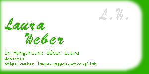 laura weber business card